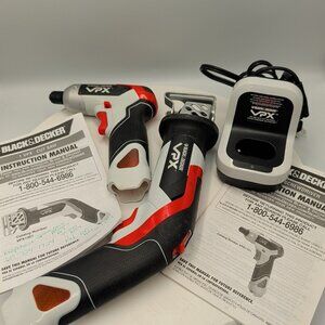 Black & Decker VPX Drill, Saw & Battery Pack Charger Lot No Batteries VPX1101-CA